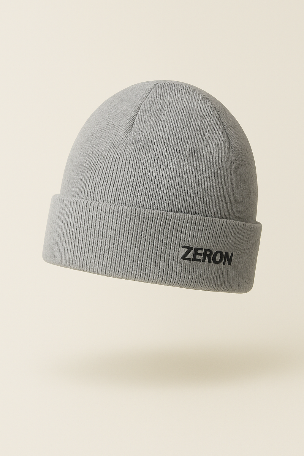 ZERON Knit Beanie – Heather Gray