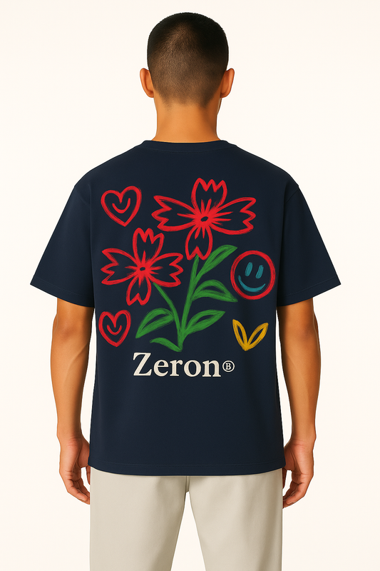 ZERON Bauhinia Tee – Navy