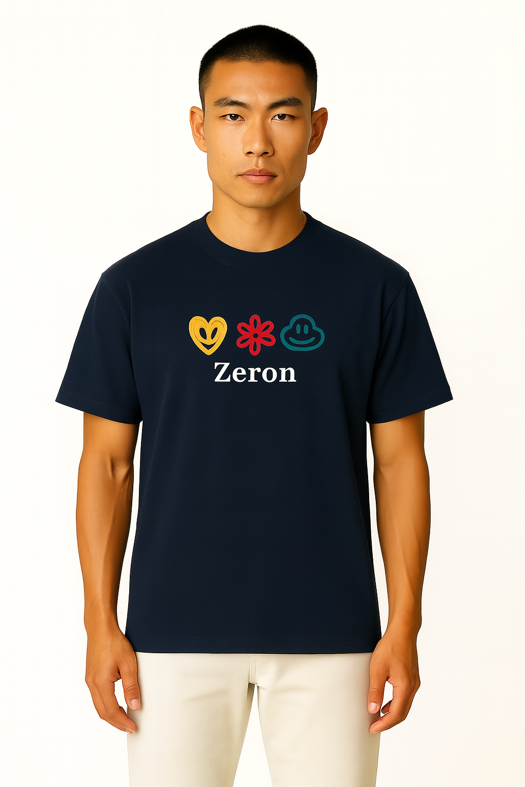 ZERON Bauhinia Tee – Navy