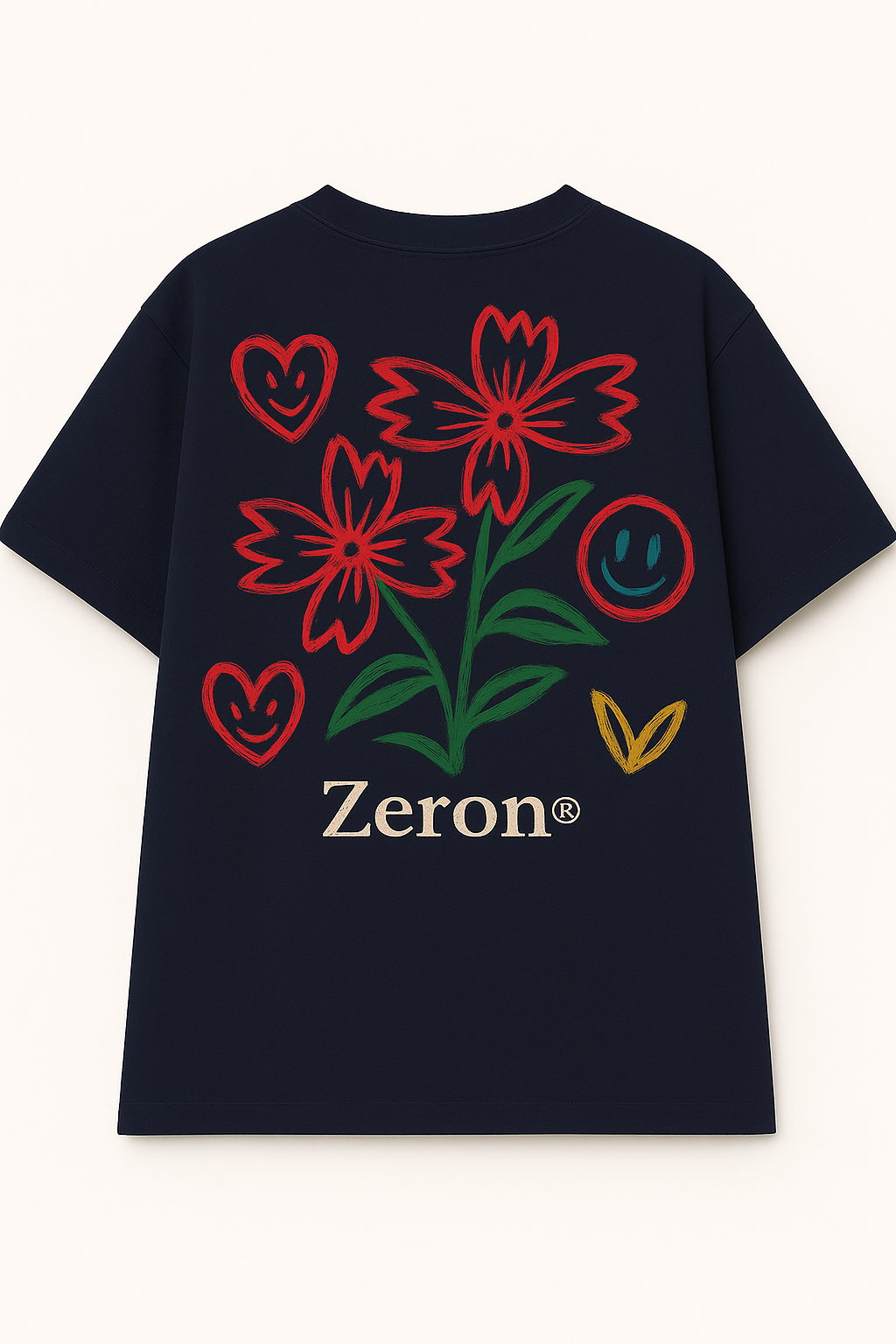 ZERON Bauhinia Tee – Navy