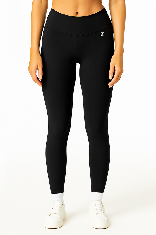 Essential Black Full-Length Leggings